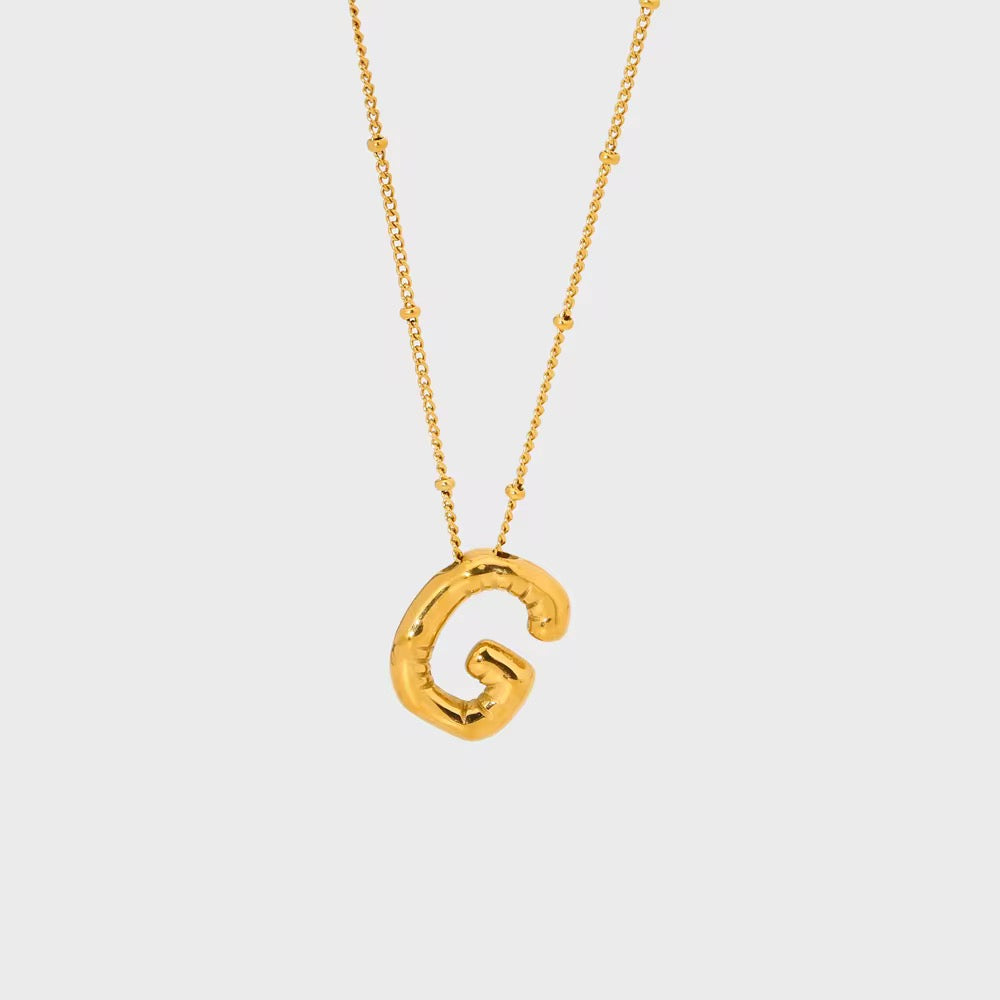 Bubble Letter Necklace