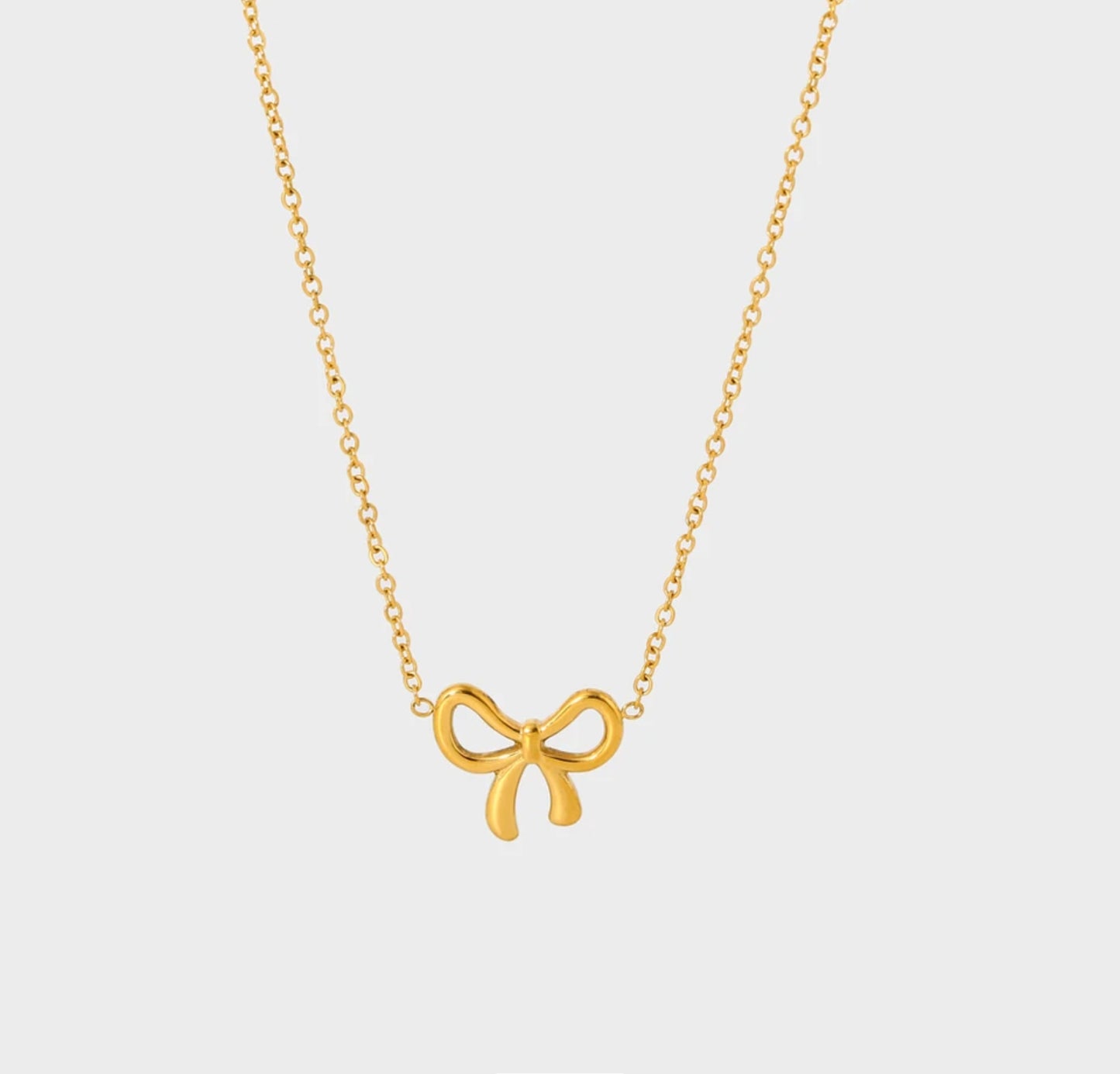 Bow Necklace
