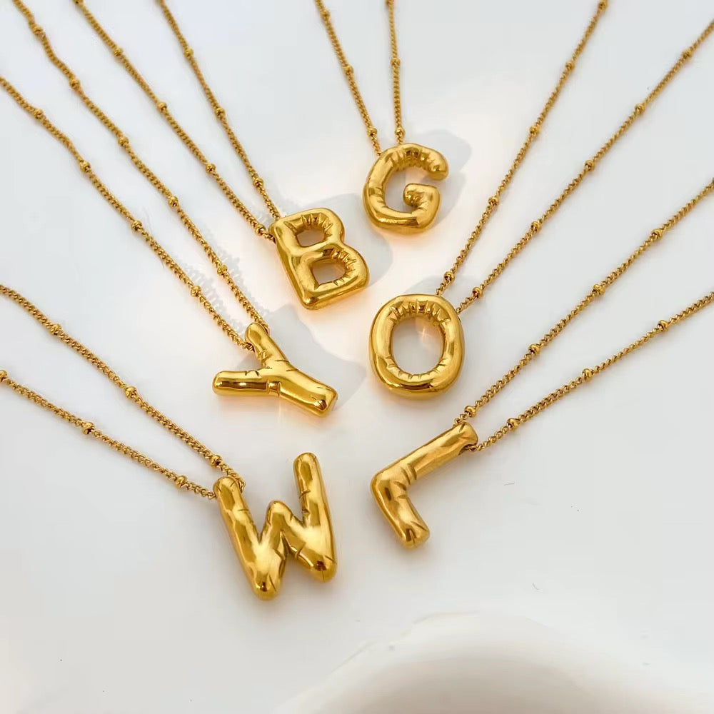 Bubble Letter Necklace