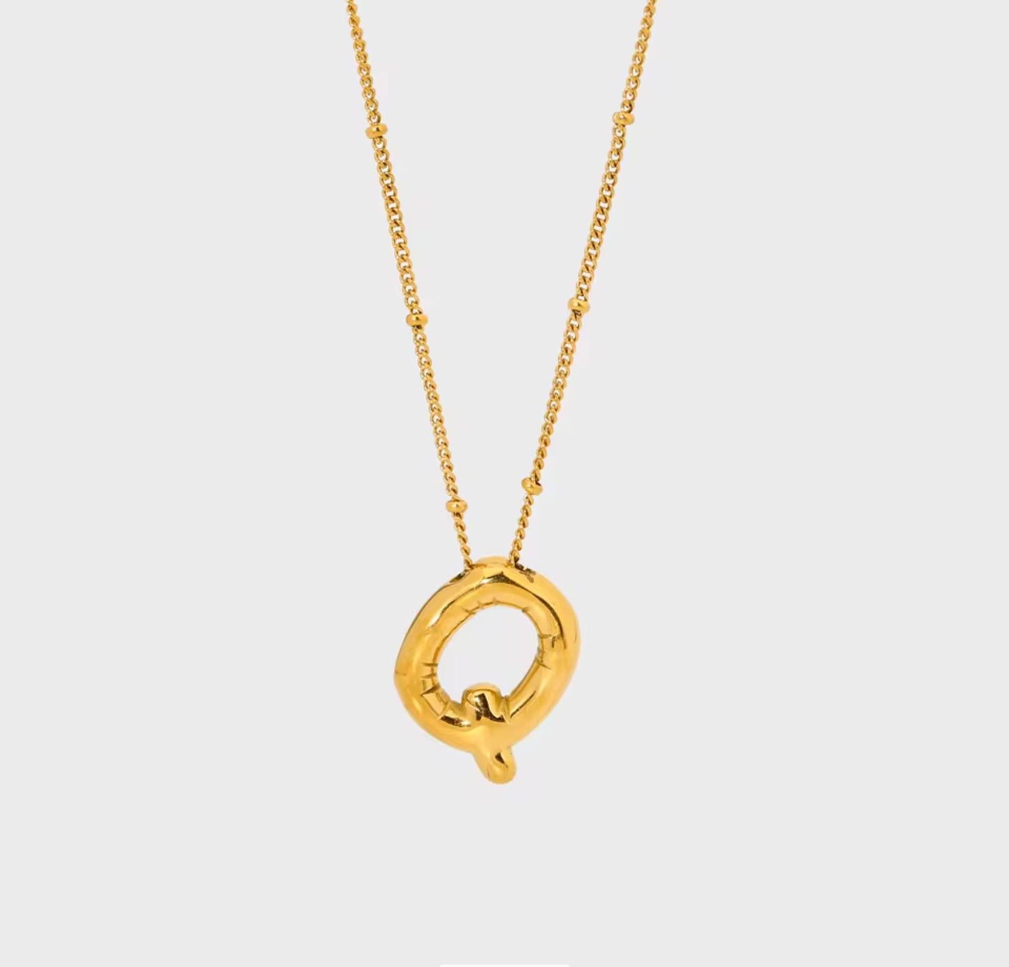 Bubble Letter Necklace