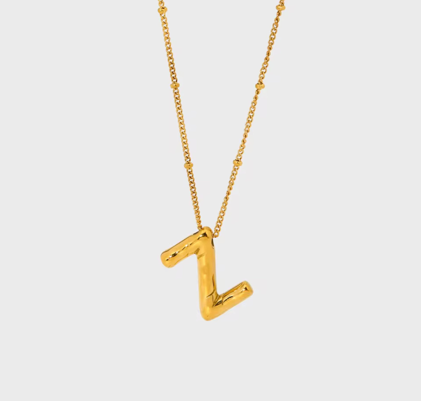 Bubble Letter Necklace