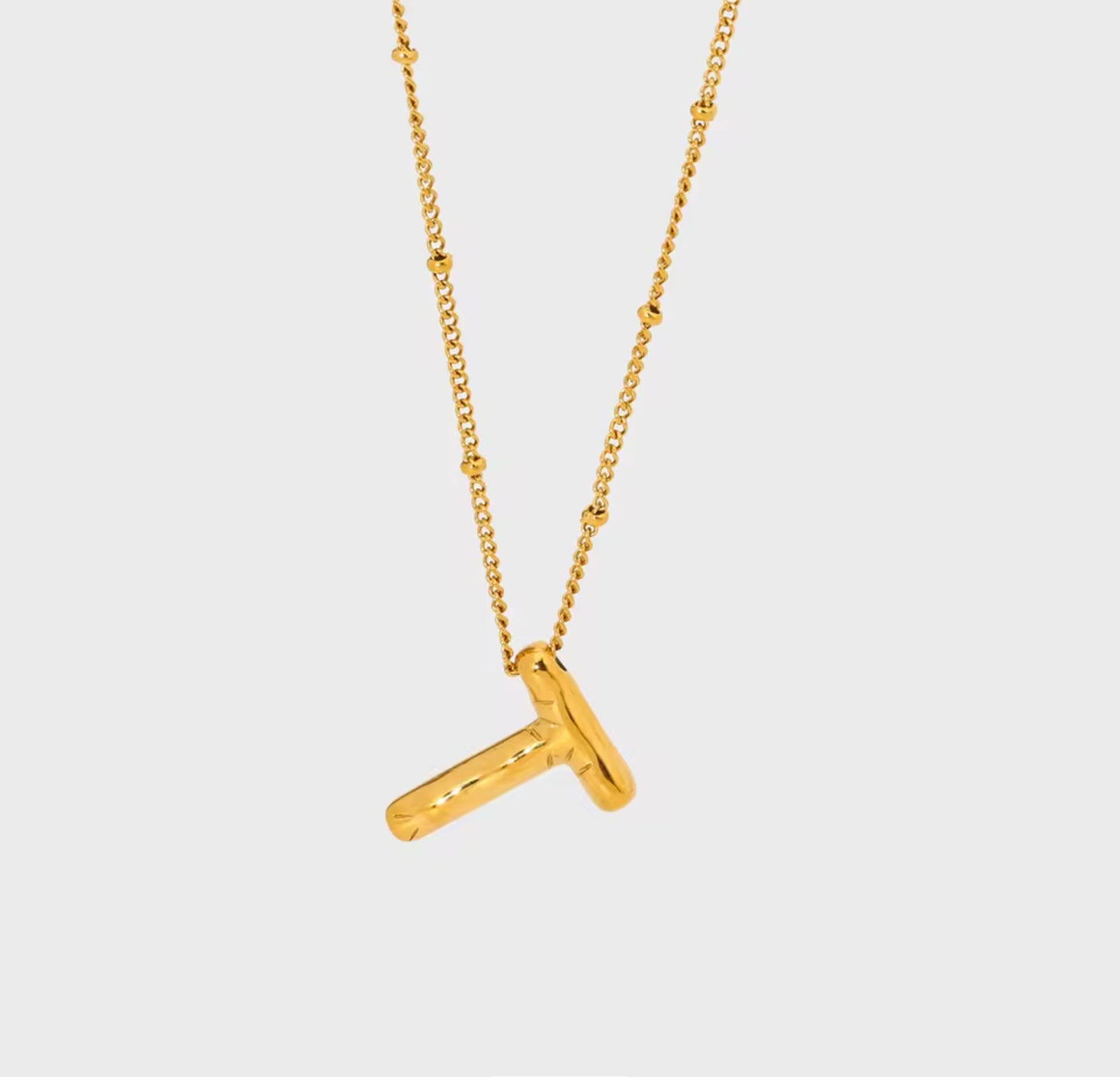 Bubble Letter Necklace