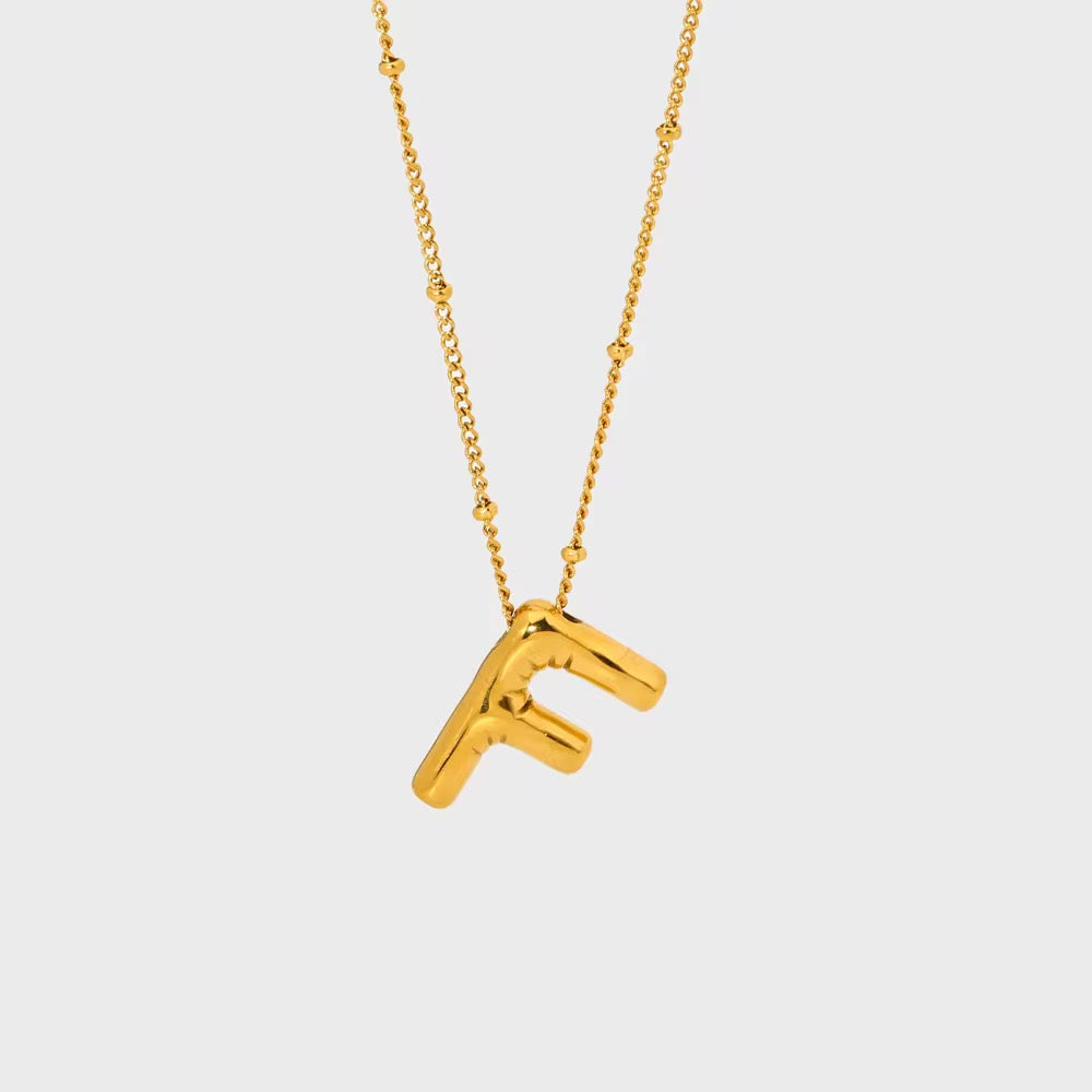 Bubble Letter Necklace
