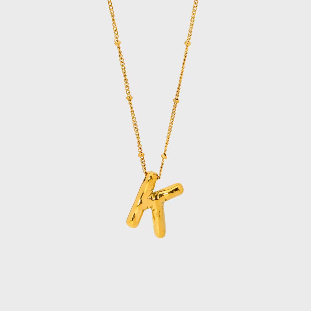 Bubble Letter Necklace