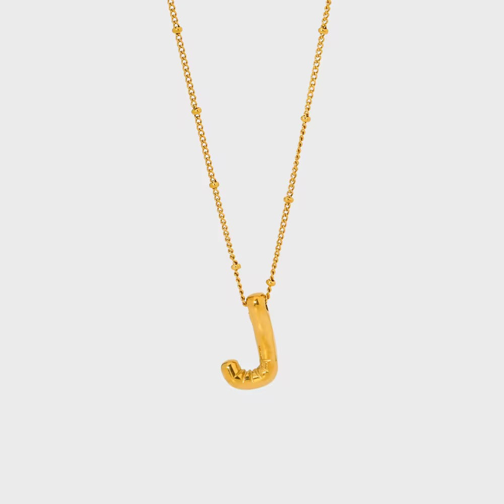 Bubble Letter Necklace