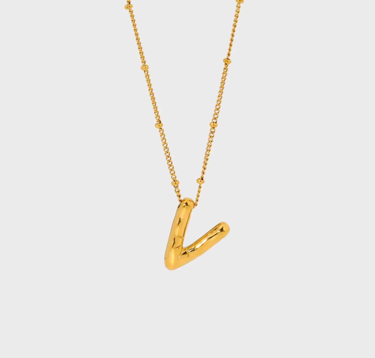 Bubble Letter Necklace
