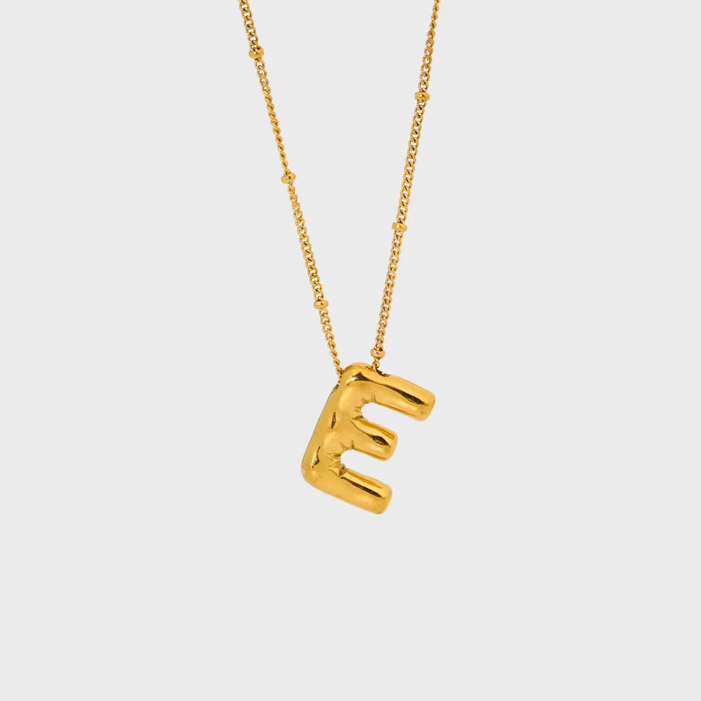 Bubble Letter Necklace