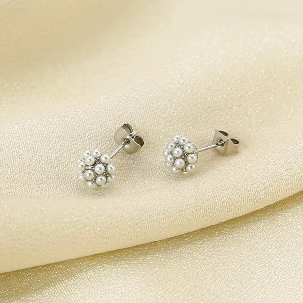 Pearl Stud Earrings