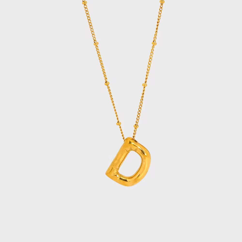 Bubble Letter Necklace