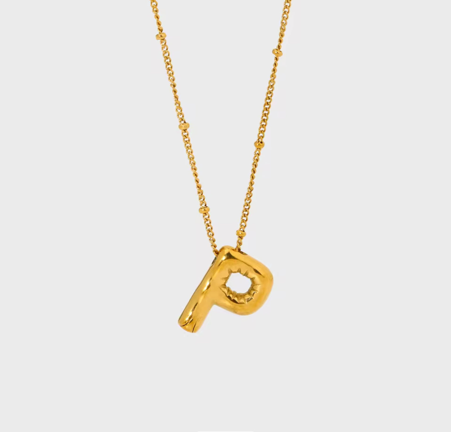 Bubble Letter Necklace