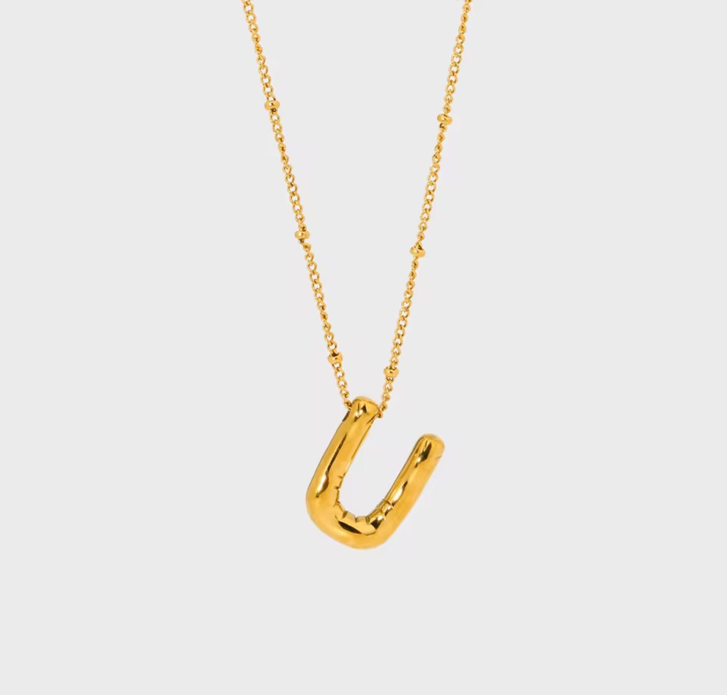 Bubble Letter Necklace