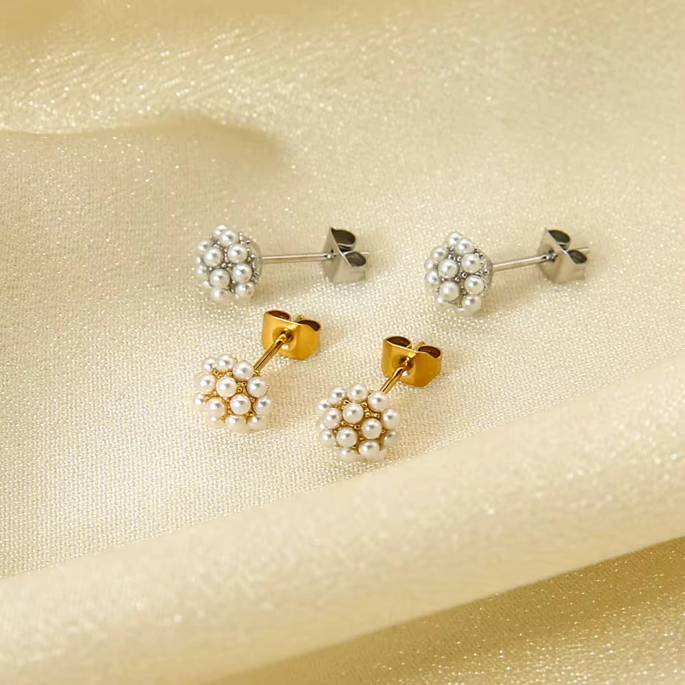 Pearl Stud Earrings