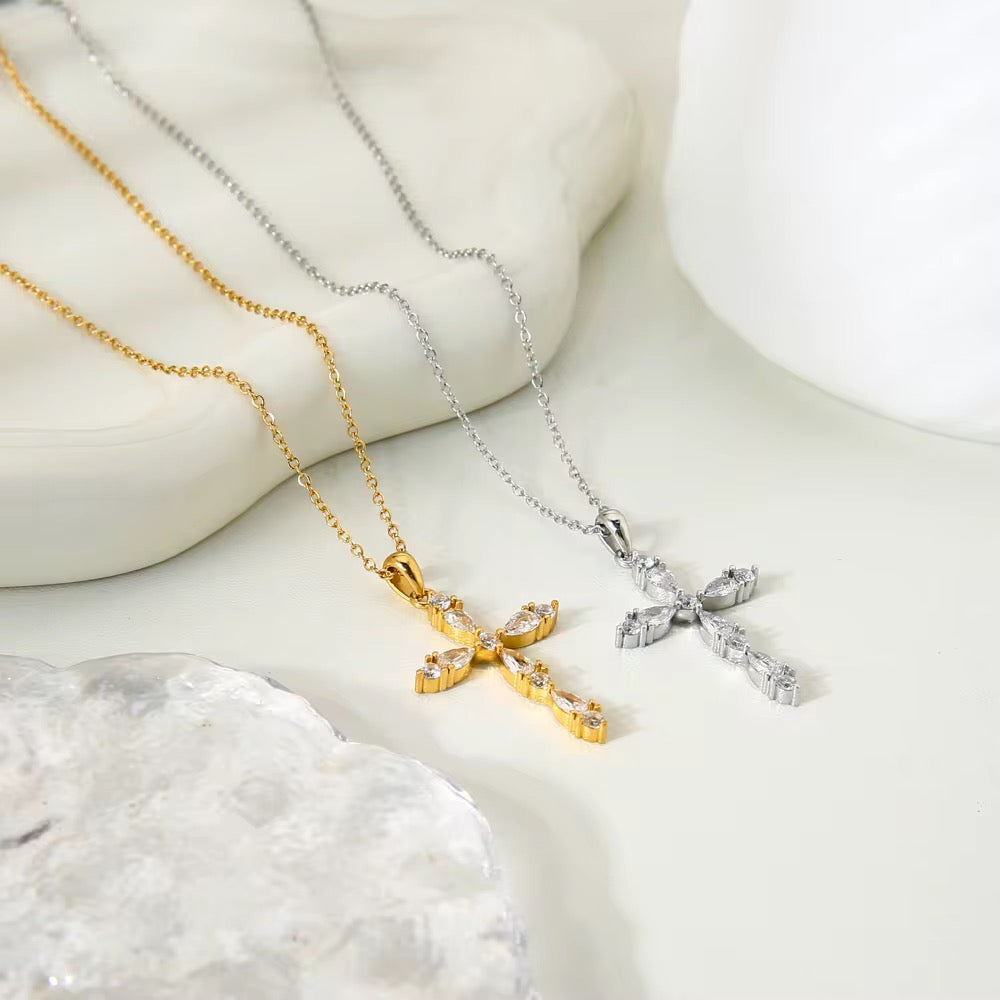 Ivy Cross Necklace
