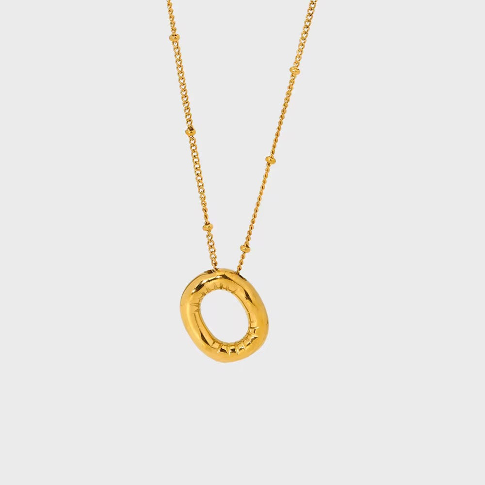 Bubble Letter Necklace
