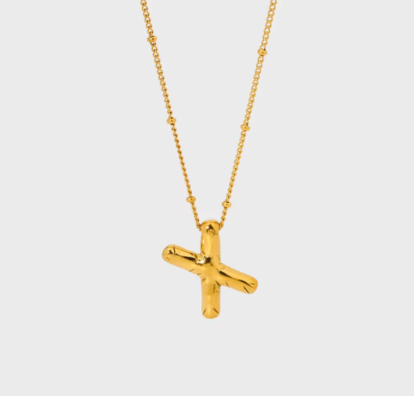 Bubble Letter Necklace