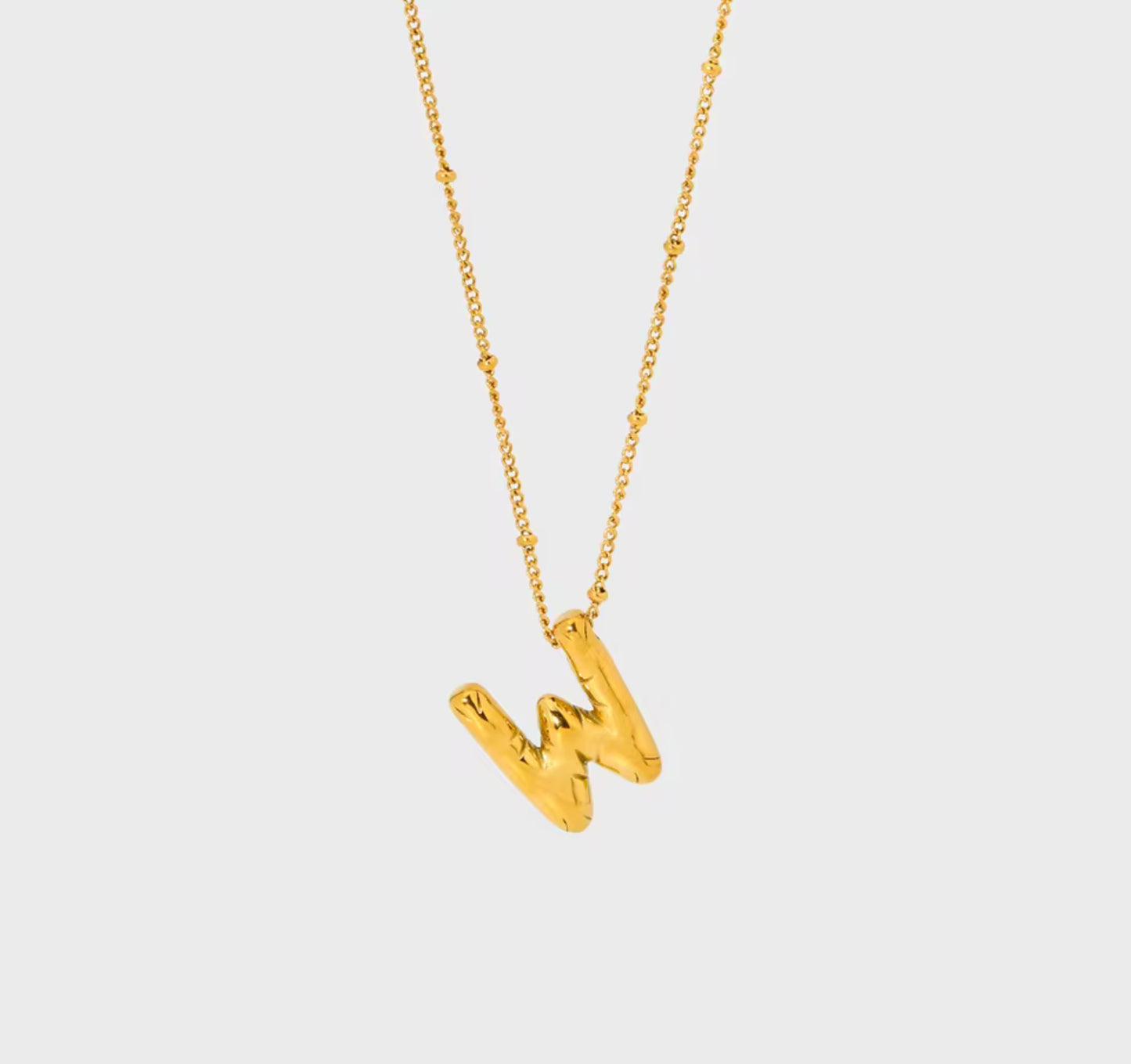 Bubble Letter Necklace