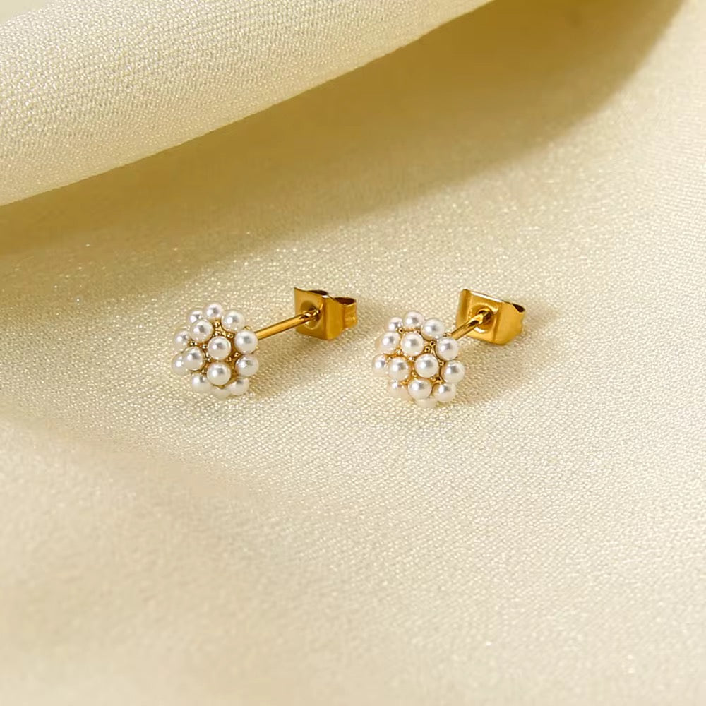 Pearl Stud Earrings