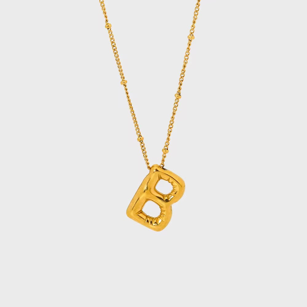 Bubble Letter Necklace