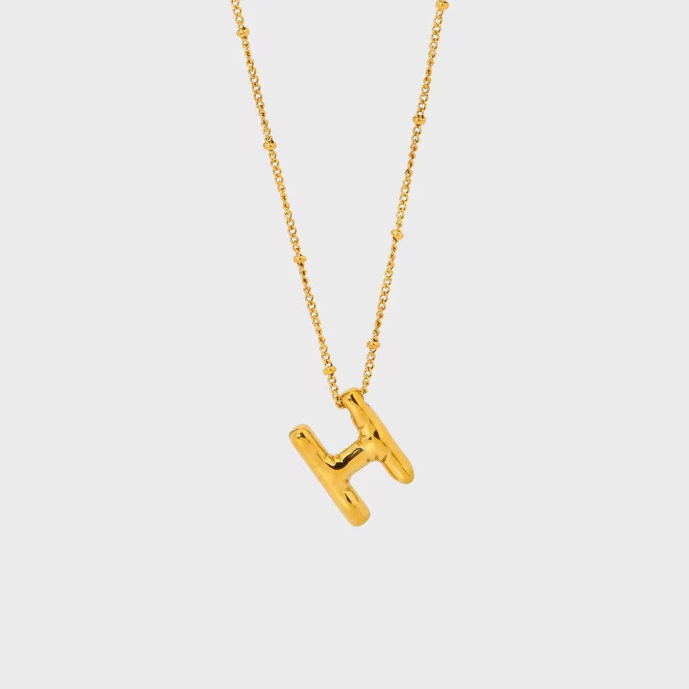 Bubble Letter Necklace