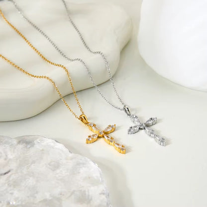 Ivy Cross Necklace