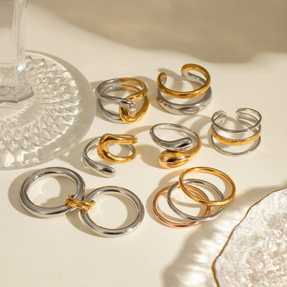 Two Tone Ring Collection